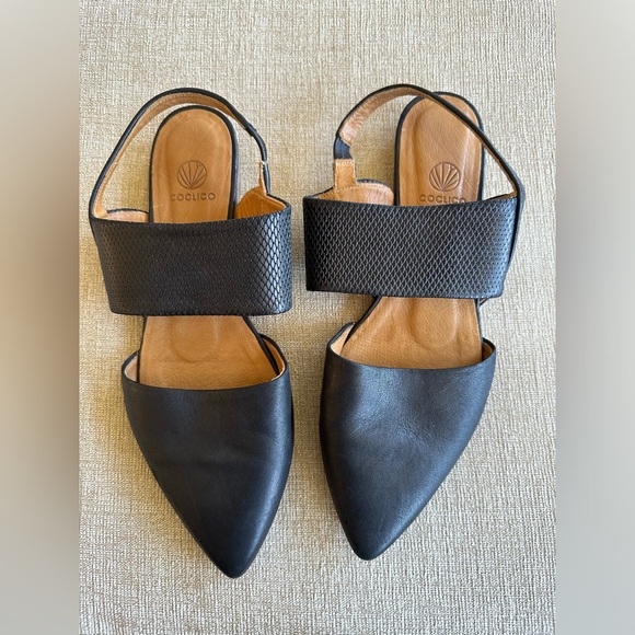 Coclico Driggs Flat Black Leather - Size 39/8.5 - Picture 2 of 13